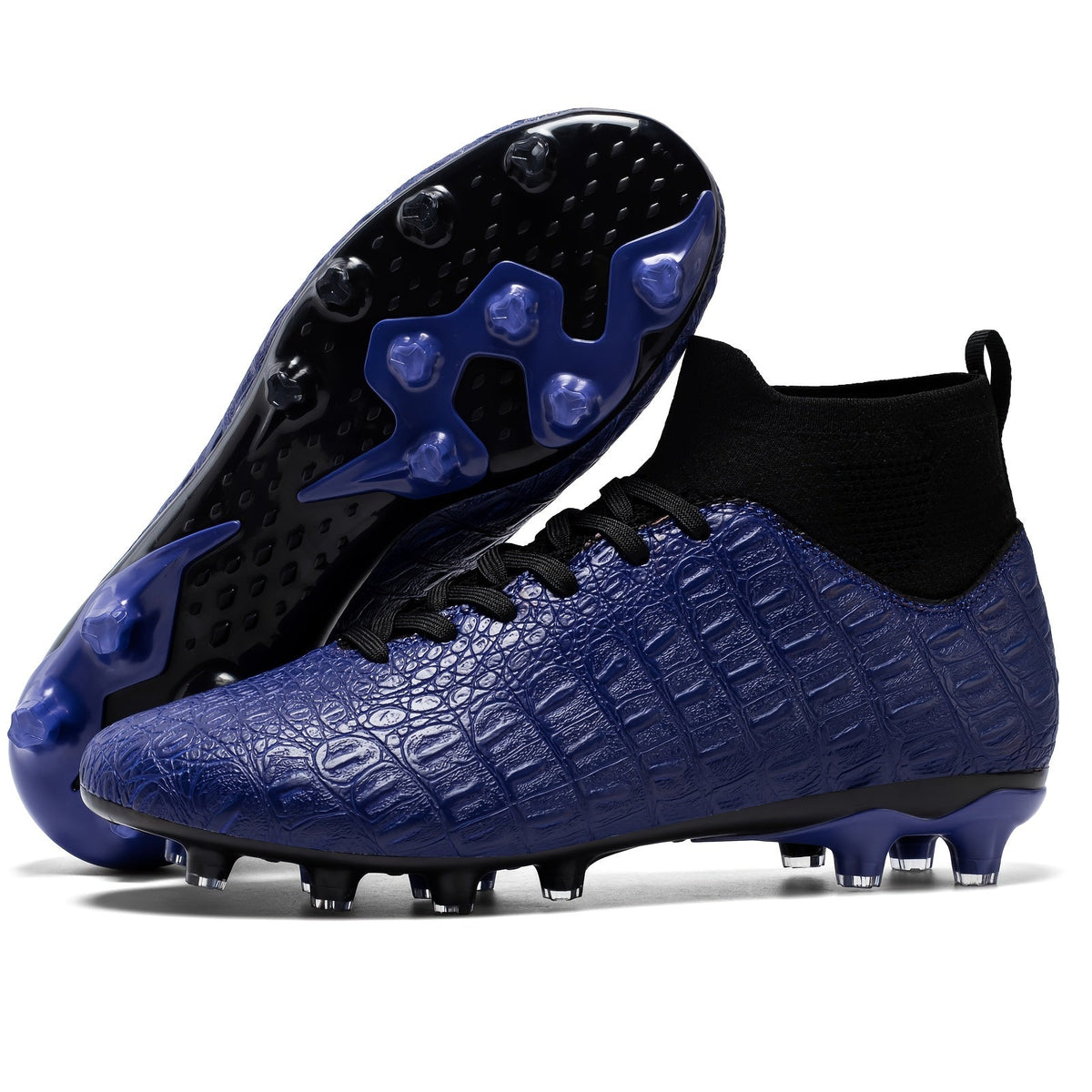 Herren-Fußballschuhe mit Grip und hohem Schaft