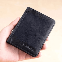 Herren-Geldbörse aus echtem Leder mit RFID-Schutz