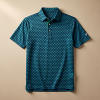 Herren-Golfpoloshirt | Feuchtigkeitsableitend UPF 50 | Polyester-Elasthan