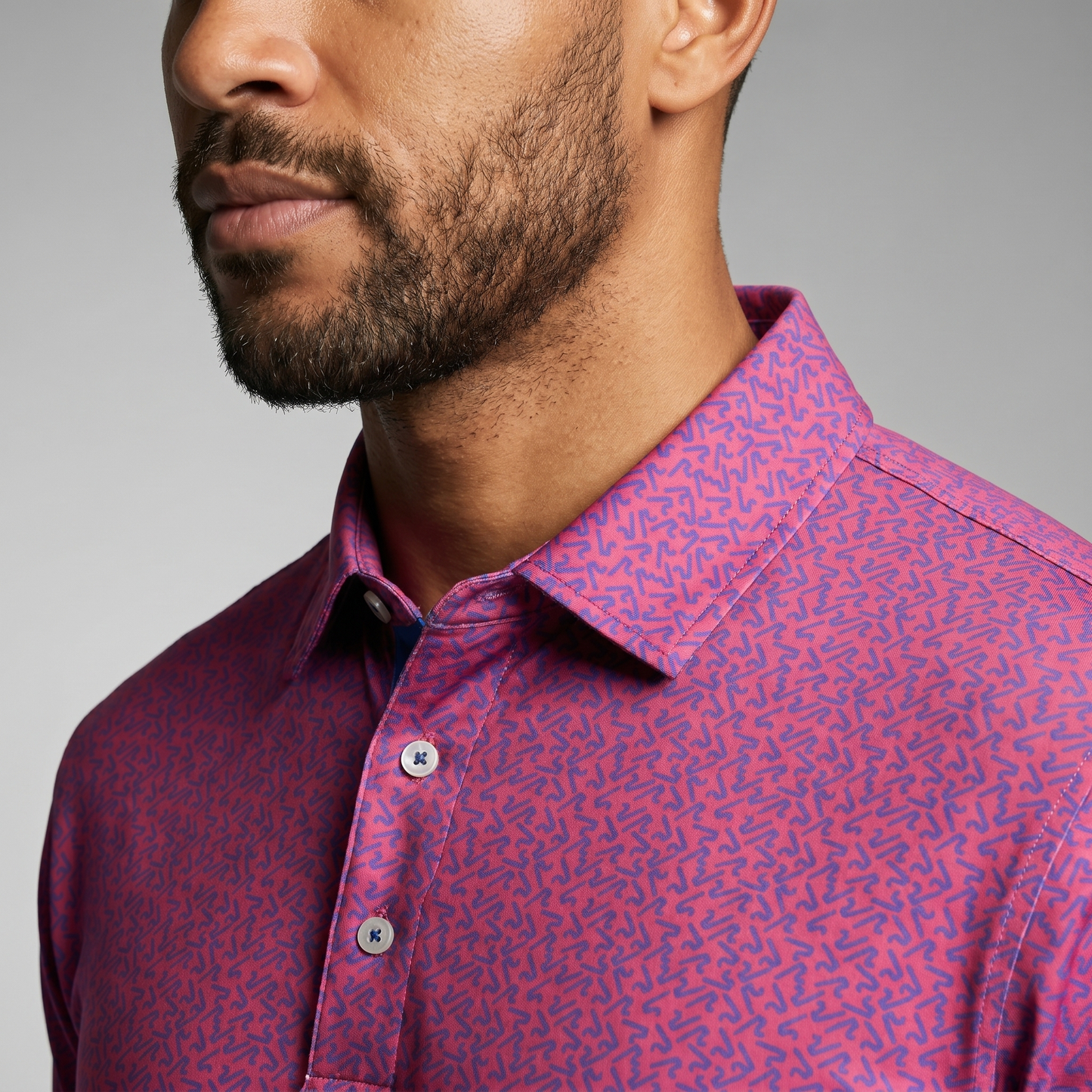 Herren-Golfpoloshirt | Feuchtigkeitsableitend UPF 50 | Polyester-Elasthan
