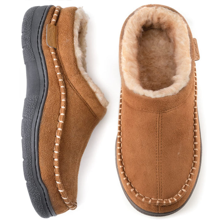 Herren-Hausschuhe im komfortablen Design aus weichem Material