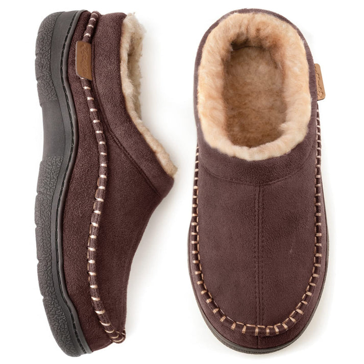 Herren-Hausschuhe im komfortablen Design aus weichem Material