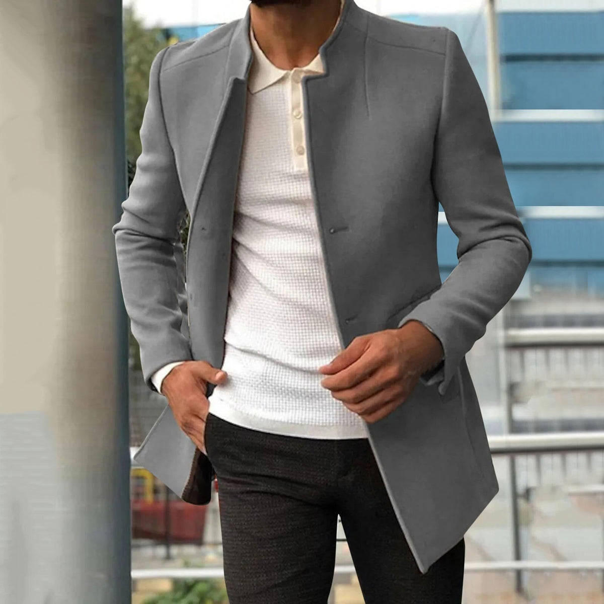 Herren-Herbst- und Winterjacke