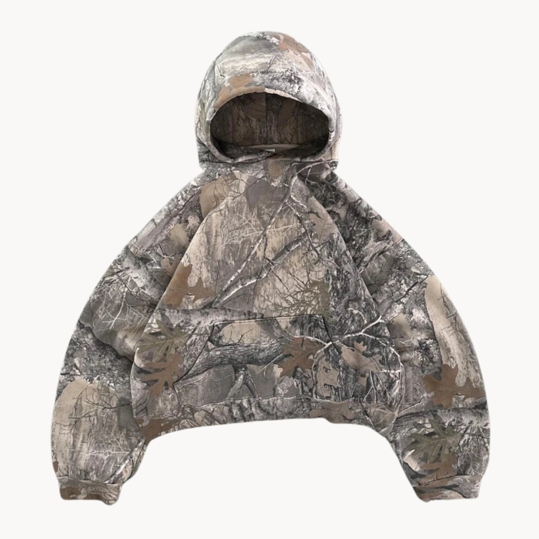 Herren-Hoodie im Camouflage-Stil
