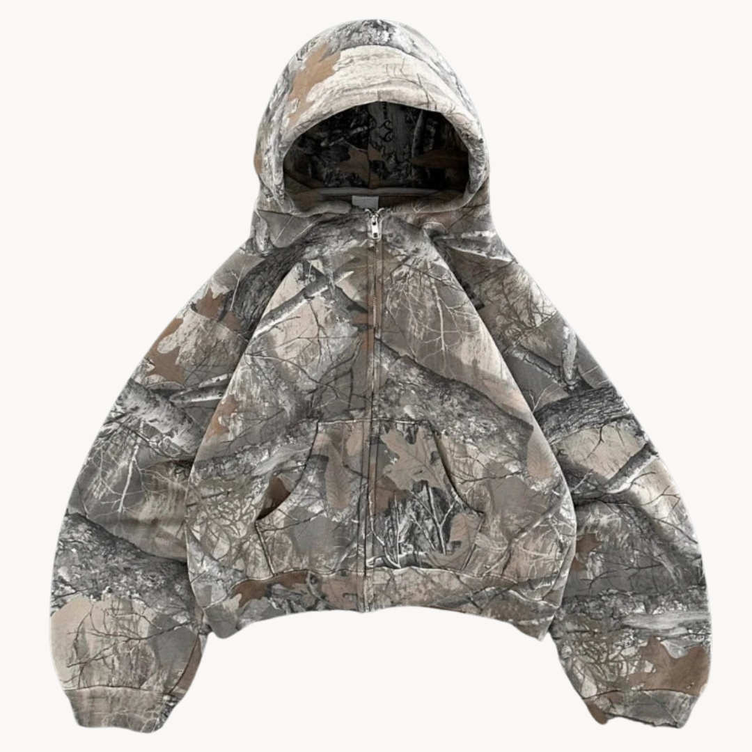 Herren-Hoodie im Camouflage-Stil