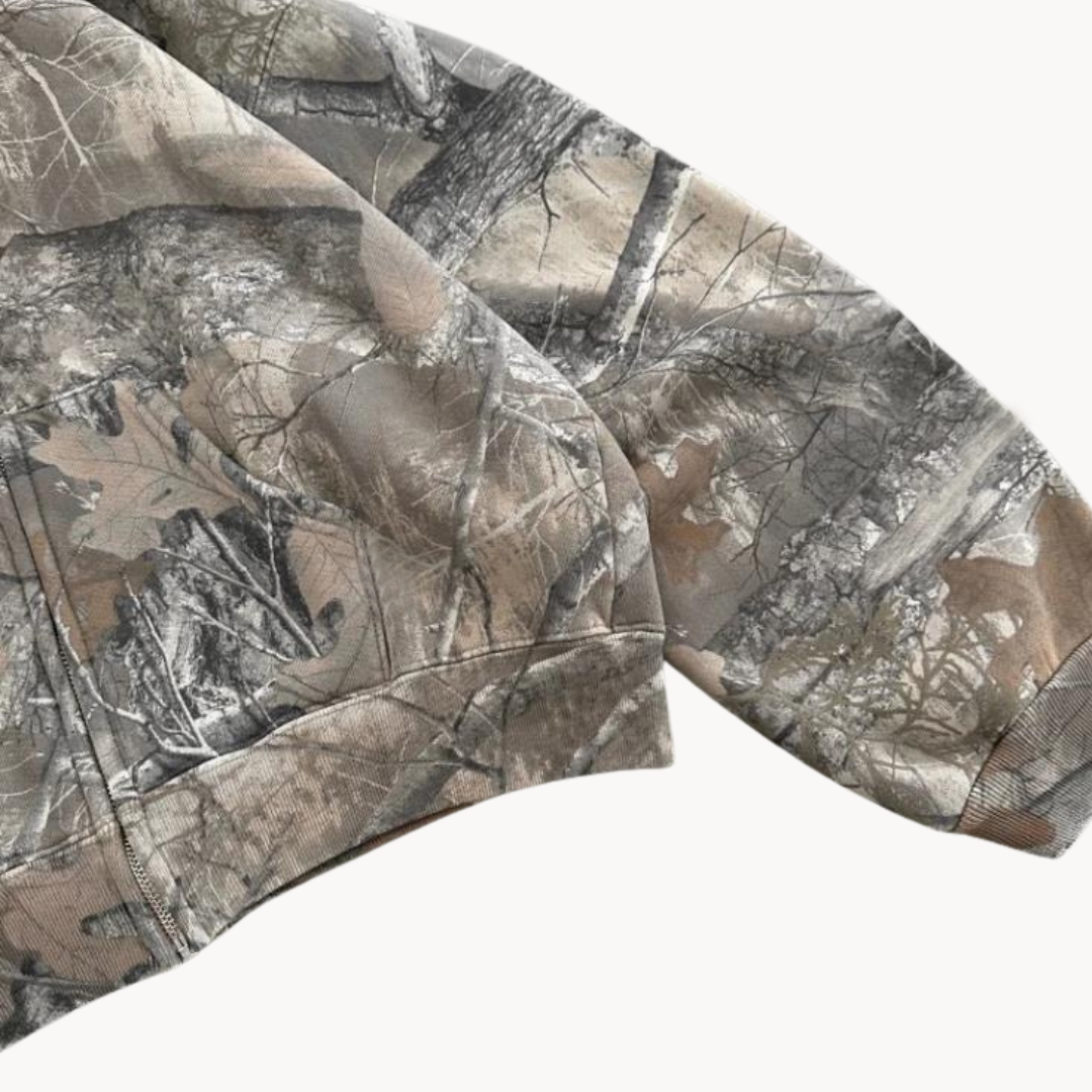 Herren-Hoodie im Camouflage-Stil