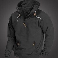 Herren-Hoodie mit Viertelreißverschluss