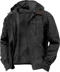 Herren-Kapuzenjacke mit Reißverschluss