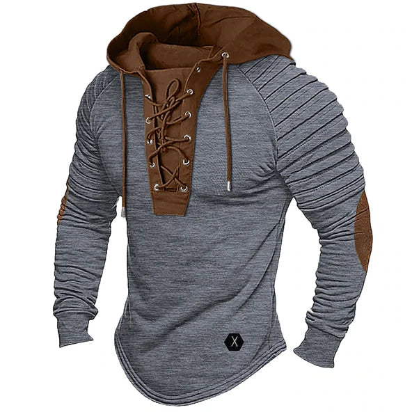Herren-Kapuzenpullover mit Schnürung