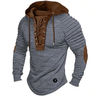 Herren-Kapuzenpullover mit Schnürung