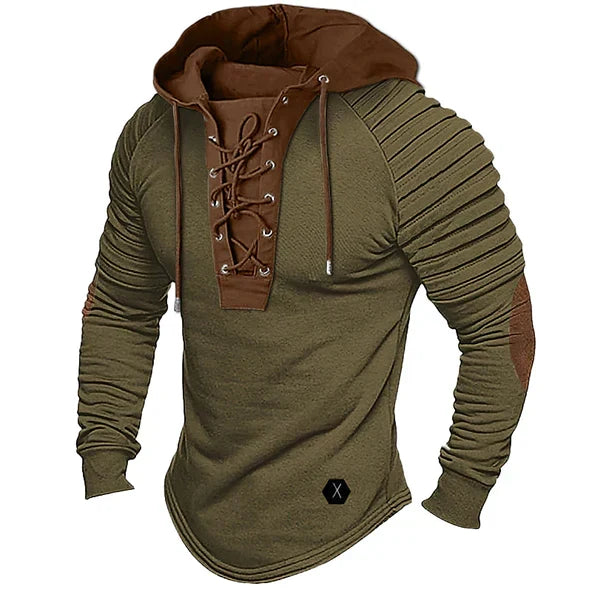 Herren-Kapuzenpullover mit Schnürung