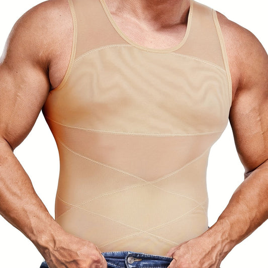 Herren-Kompressions-Tanktop | Körpernahes, ärmelloses Oberteil für eine definierte Silhouette | Moderner Alltagslook