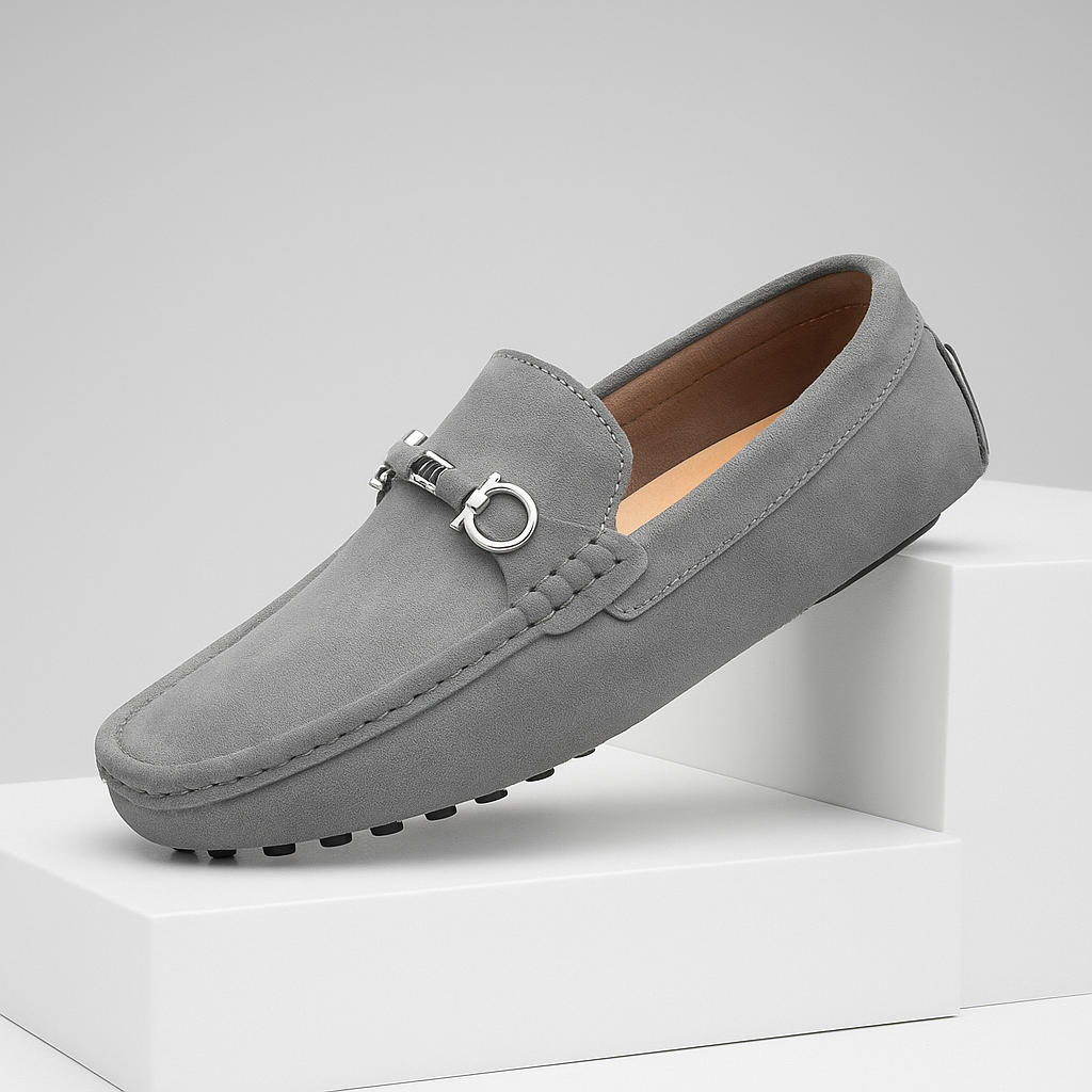 Herren-Loafer mit Trensenspange und flexibler Sohle