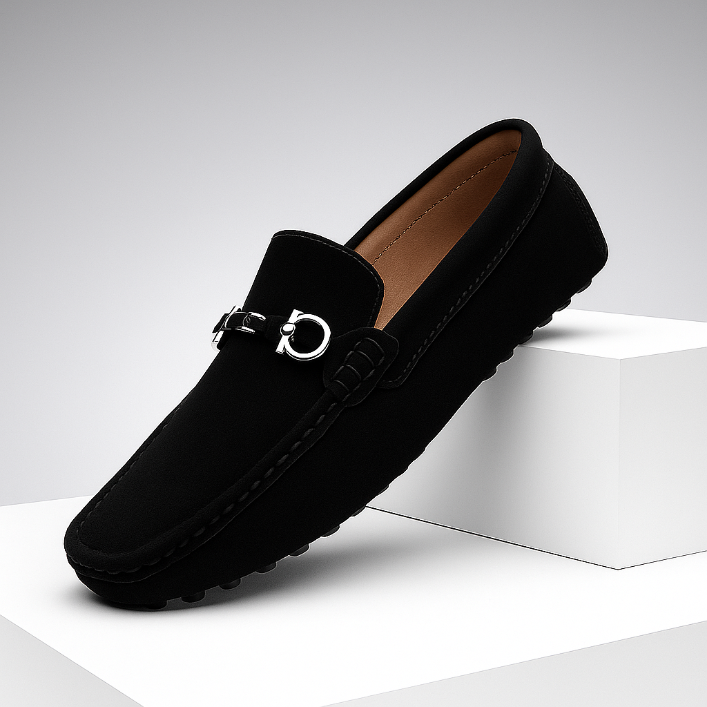 Herren-Loafer mit Trensenspange und flexibler Sohle