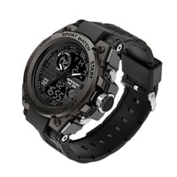 Herren-Militäruhr mit analog-digitaler Anzeige und Funktionen