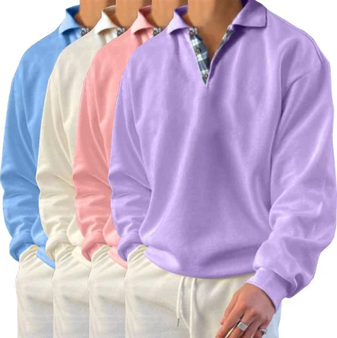 Herren-Polopullover im Relaxed Fit