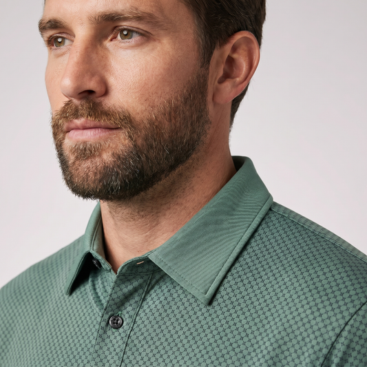 Herren-Poloshirt aus Polyester und Elasthan | Feuchtigkeitsableitend UPF 50