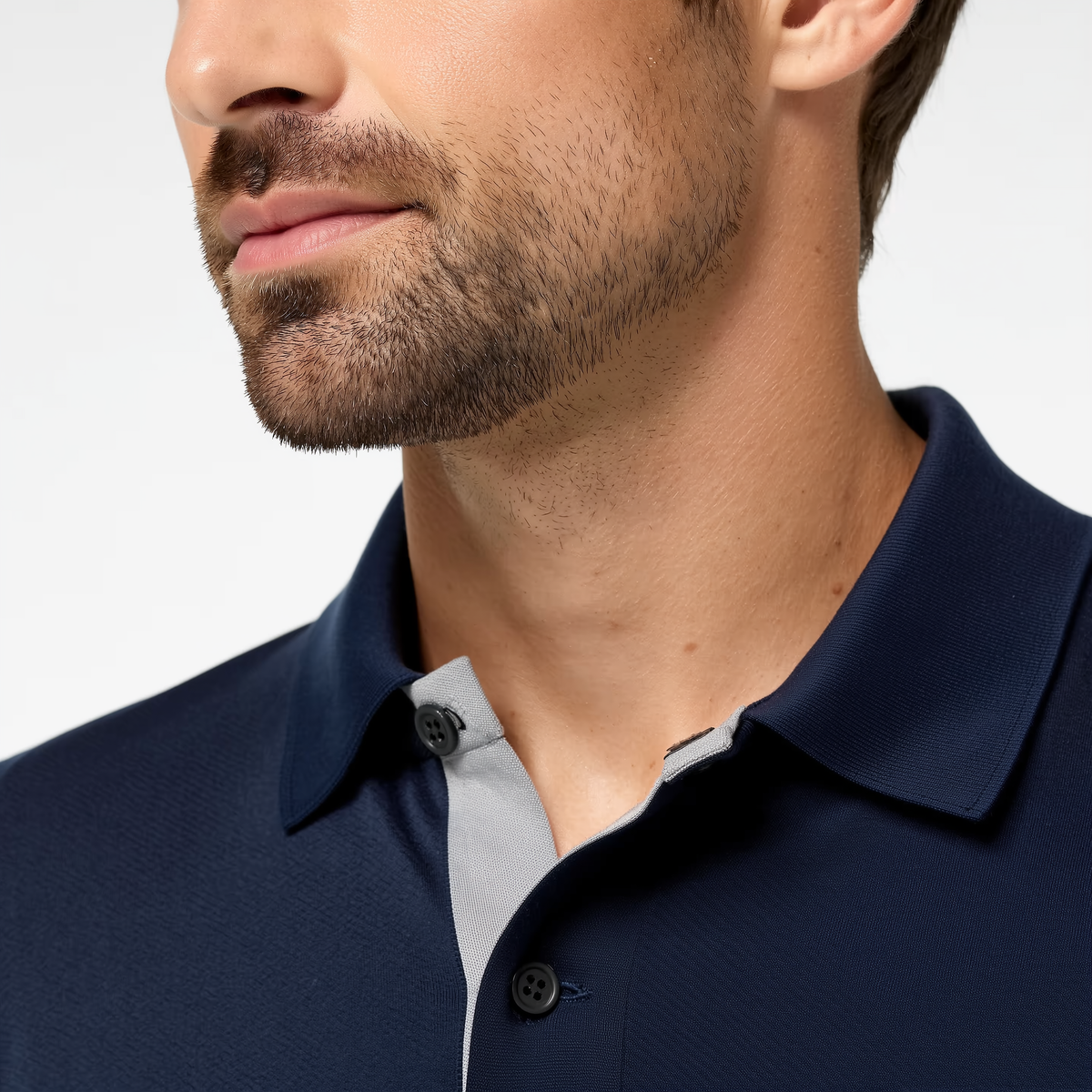 Herren-Poloshirt aus Polyester und Elasthan | Feuchtigkeitsableitend UPF 50