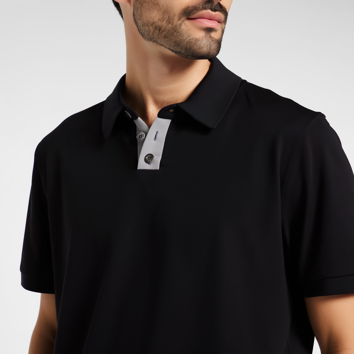 Herren-Poloshirt aus Polyester und Elasthan | Feuchtigkeitsableitend UPF 50