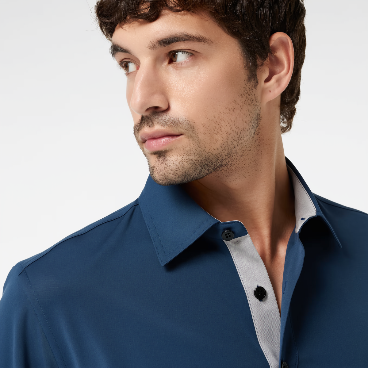 Herren-Poloshirt aus Polyester und Elasthan | Feuchtigkeitsableitend UPF 50