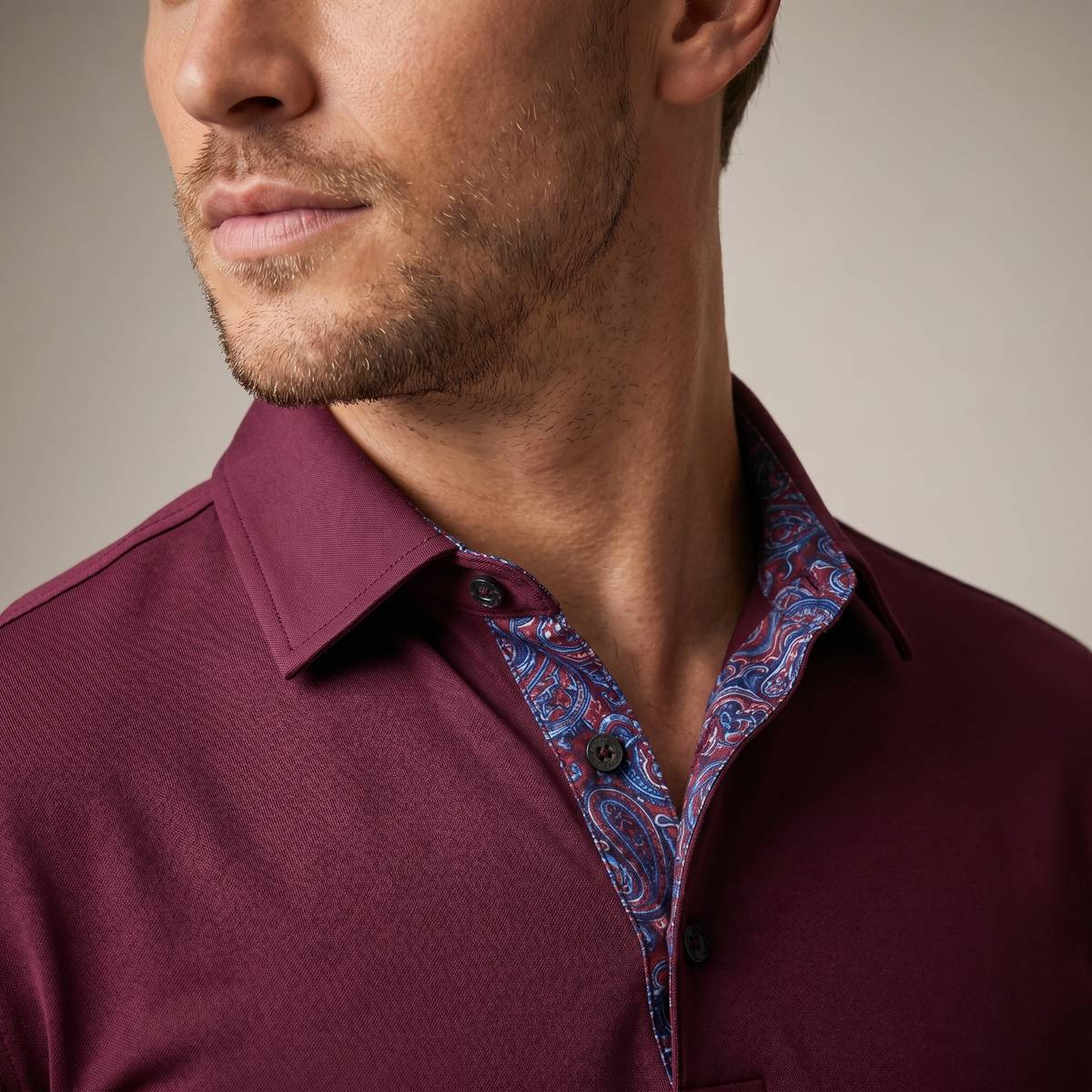 Herren-Poloshirt aus Polyester und Elasthan | Feuchtigkeitsableitend UPF 50