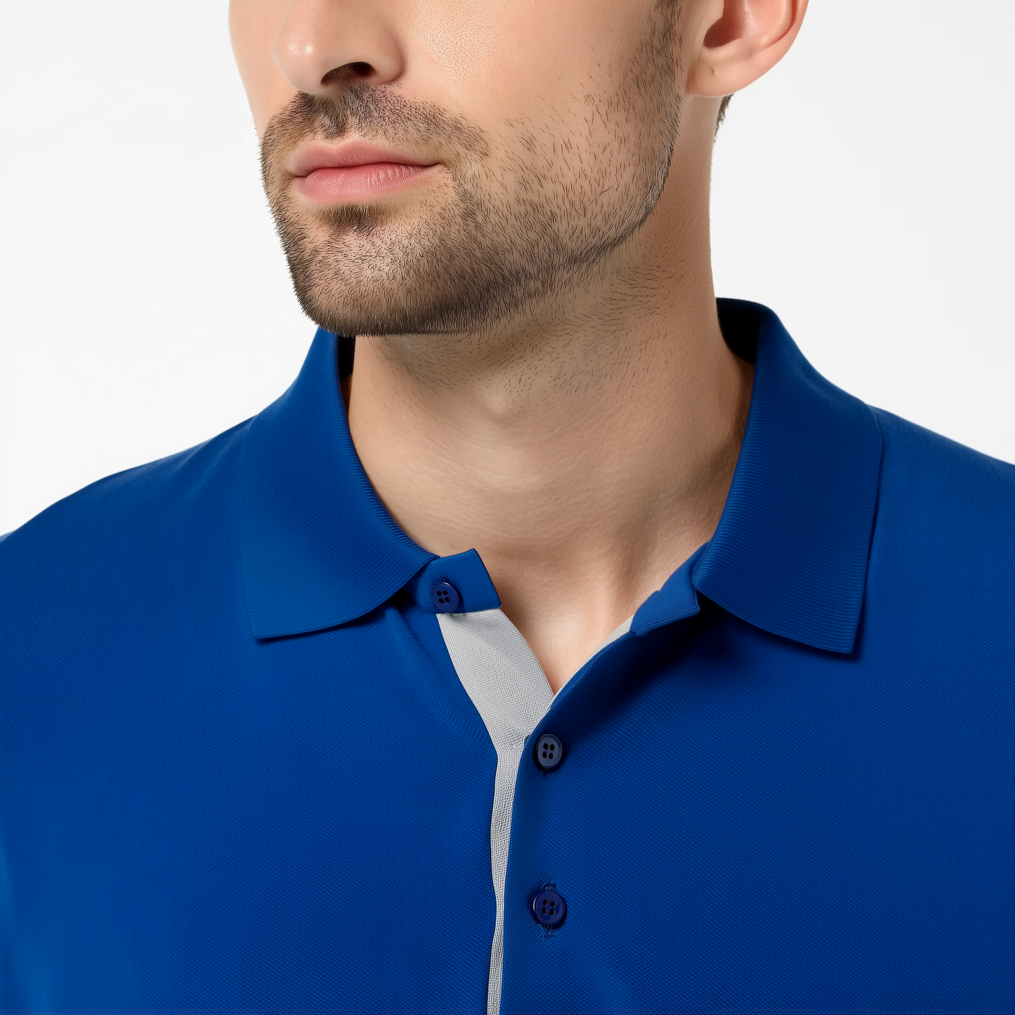 Herren-Poloshirt aus Polyester und Elasthan | Feuchtigkeitsableitend UPF 50