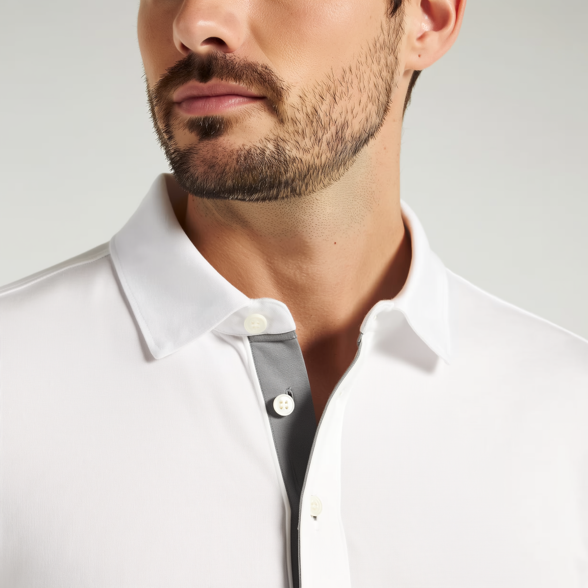 Herren-Poloshirt aus Polyester und Elasthan | Feuchtigkeitsableitend UPF 50