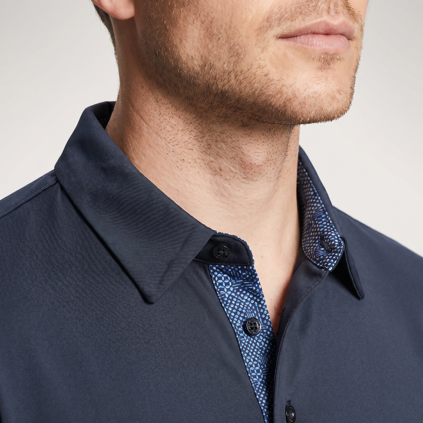 Herren-Poloshirt aus Polyester und Elasthan | Feuchtigkeitsableitend UPF 50