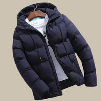 Herren-Pufferjacke mit Kapuze