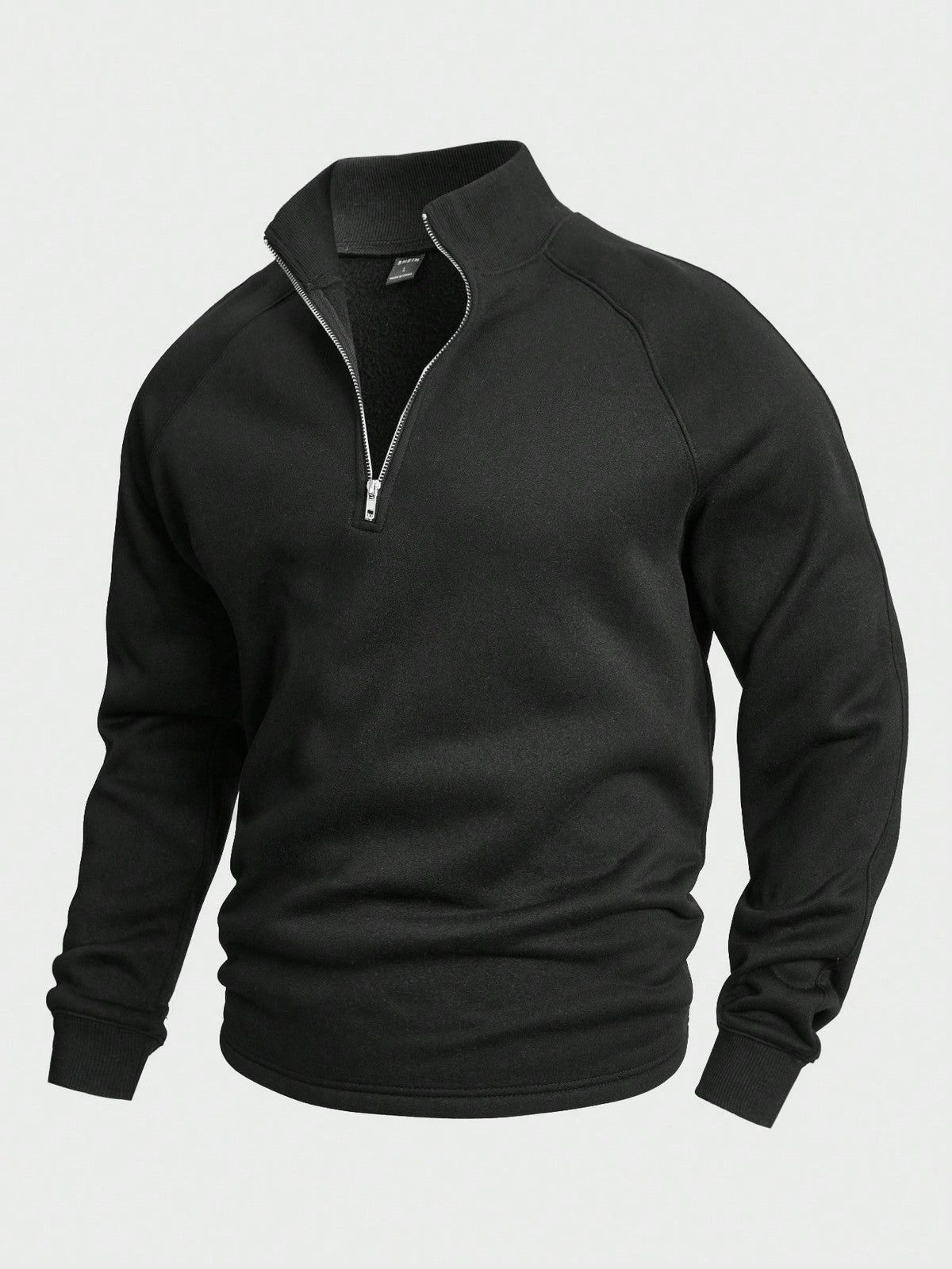 Herren-Pullover mit Quarter-Zip