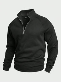 Herren-Pullover mit Quarter-Zip