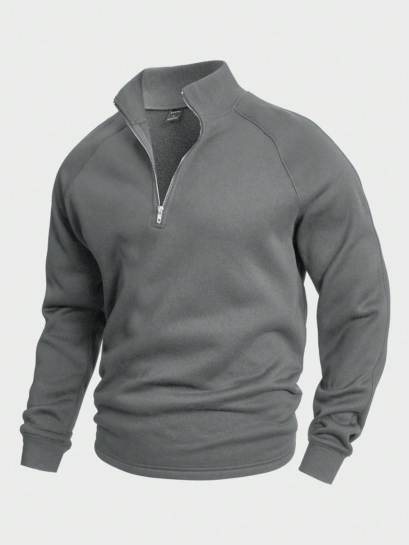 Herren-Pullover mit Quarter-Zip