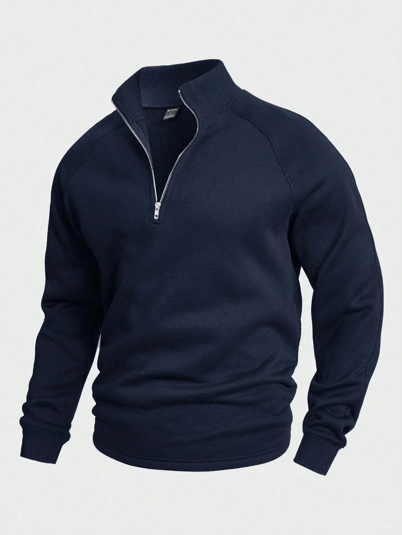Herren-Pullover mit Quarter-Zip