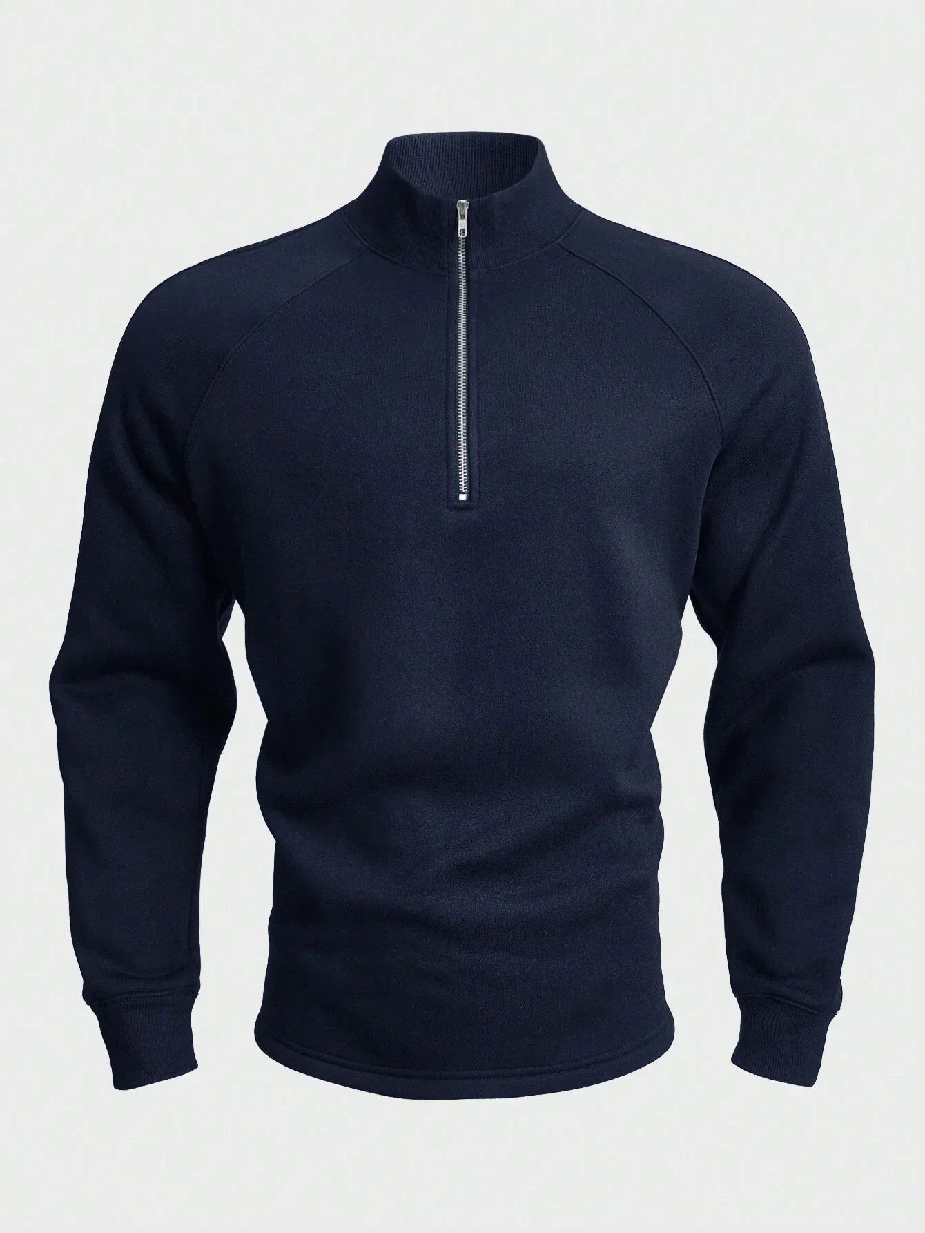Herren-Pullover mit Quarter-Zip