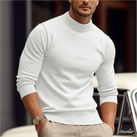 Herren-Rollkragenpullover im Slim-Fit
