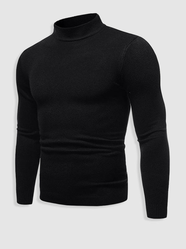 Herren-Rollkragenpullover im Slim Fit