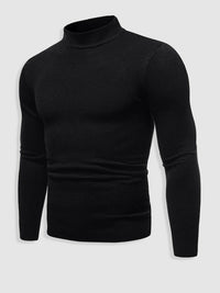 Herren-Rollkragenpullover im Slim Fit