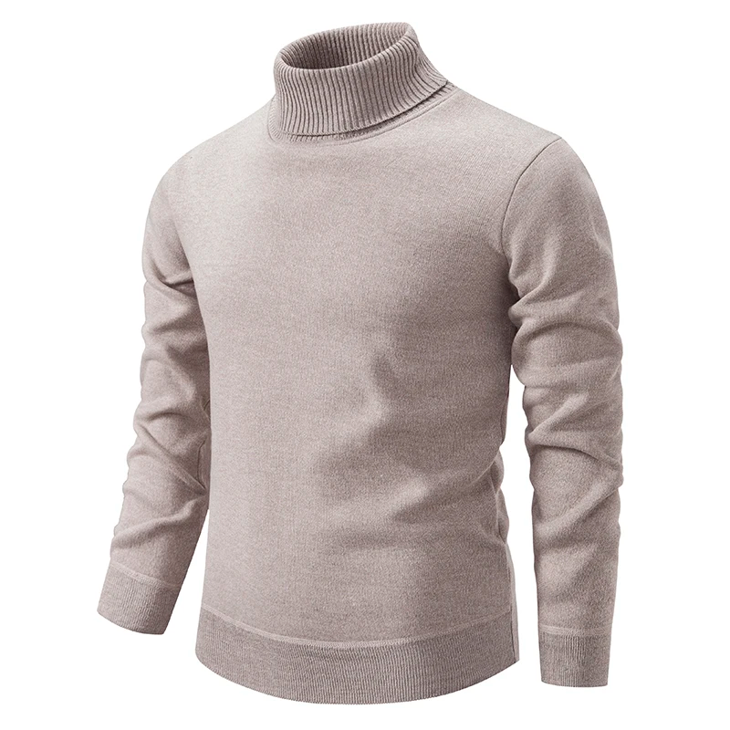 Herren-Rollkragenpullover im Slim Fit