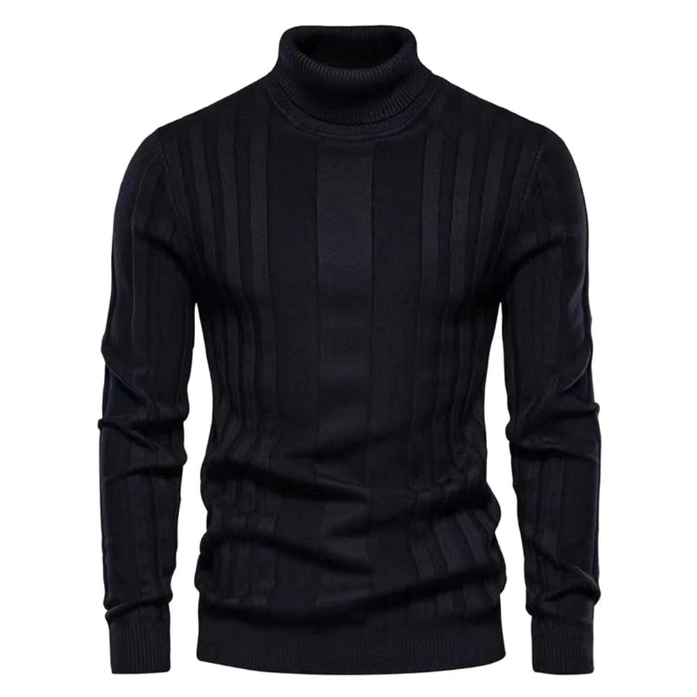 Herren-Rollkragenpullover im Slim Fit
