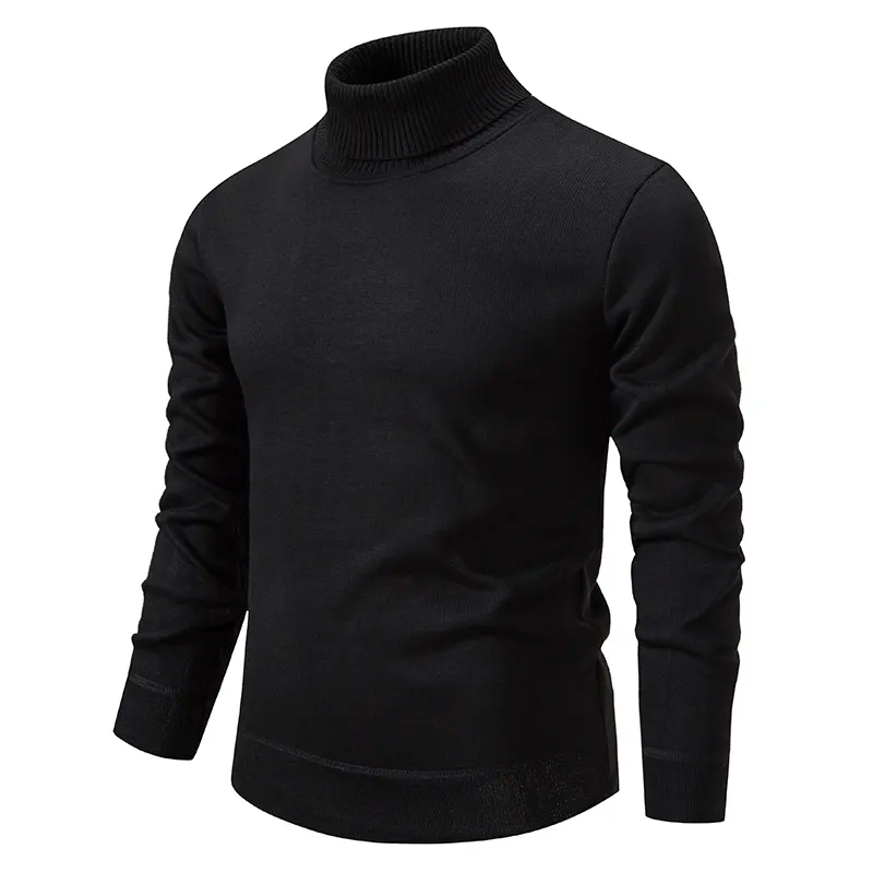 Herren-Rollkragenpullover im Slim Fit