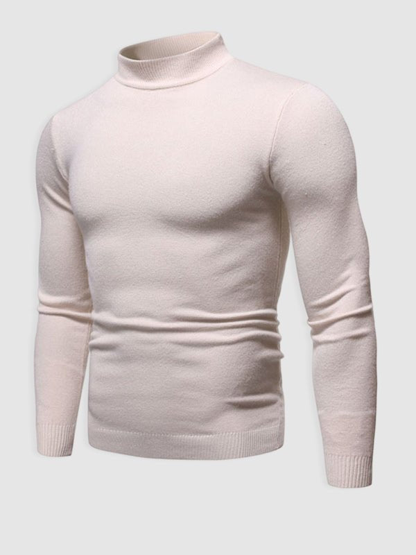 Herren-Rollkragenpullover im Slim Fit
