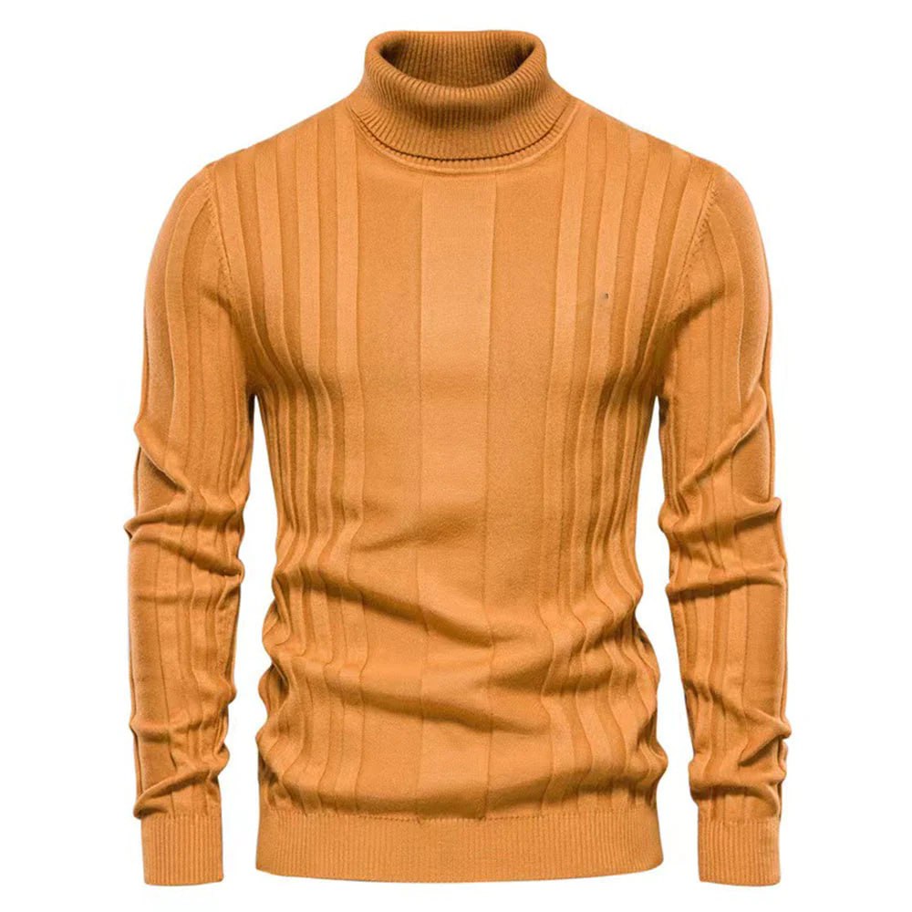 Herren-Rollkragenpullover im Slim Fit