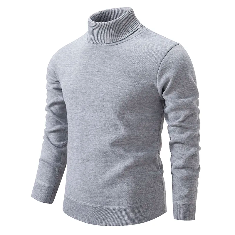 Herren-Rollkragenpullover im Slim Fit
