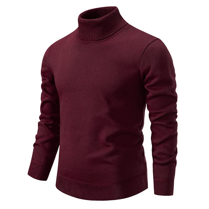 Herren-Rollkragenpullover im Slim Fit