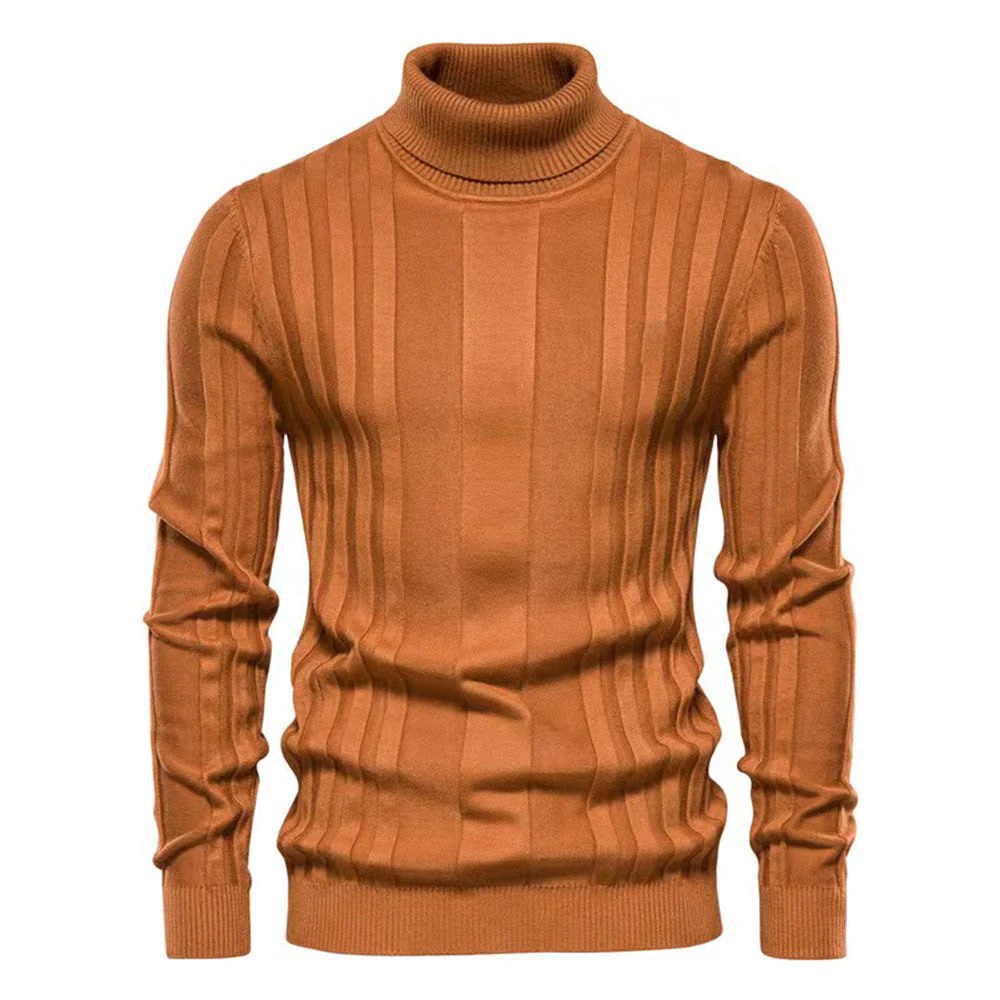 Herren-Rollkragenpullover im Slim Fit