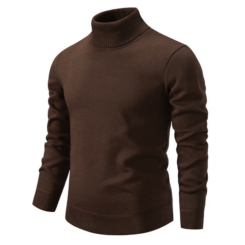 Herren-Rollkragenpullover im Slim Fit