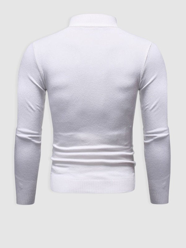 Herren-Rollkragenpullover im Slim Fit