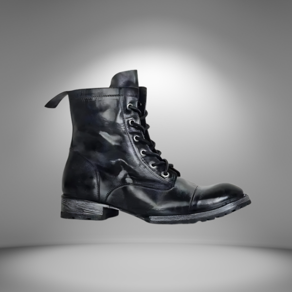 Herren-Schnürstiefel im Vintage-Western-Stil