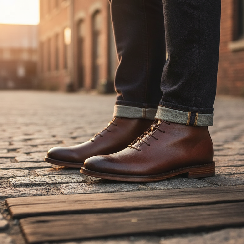 Herren-Schnürstiefeletten