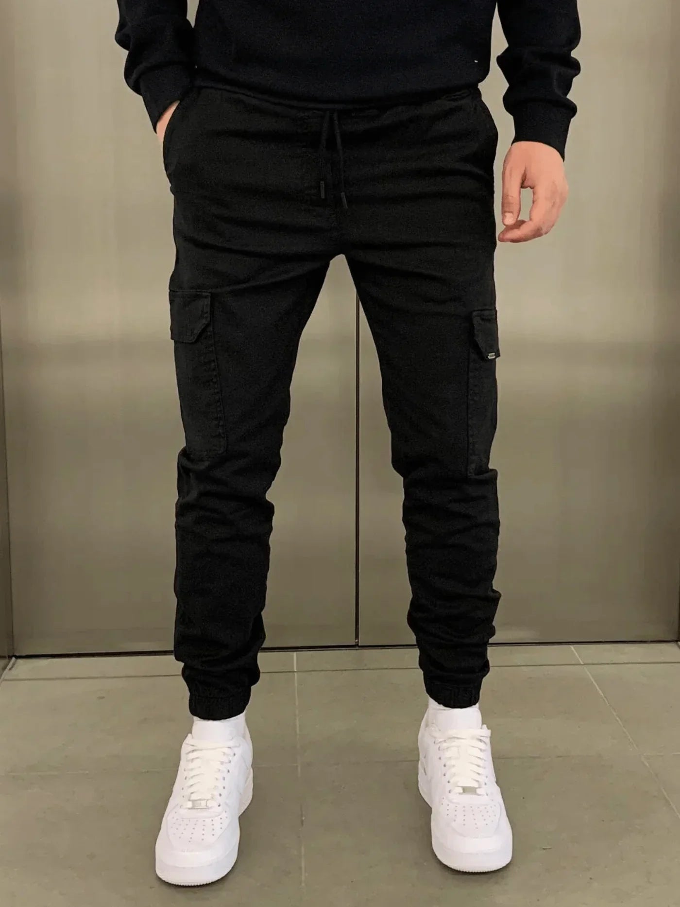 Herren-Slim-Fit-Cargohose